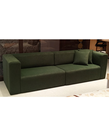 Sofa Modular Tapizado en Color Verde