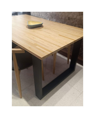 Mesa ALMENDARES Natural /Negra