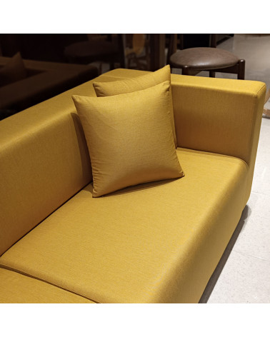 Sofá Modular Tapizado en Textil Color Dorado