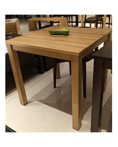 Mesa Cuadrada Color Natural