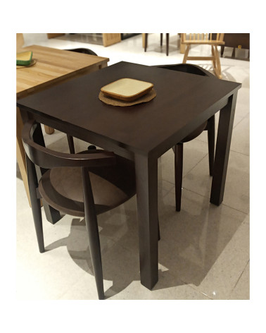 Mesa Cuadrada Color Nogal